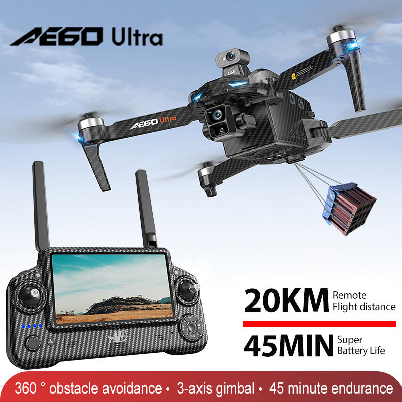 Drone Controller Screen - AE60 GPS Drone Professionale 8K Fotocamera