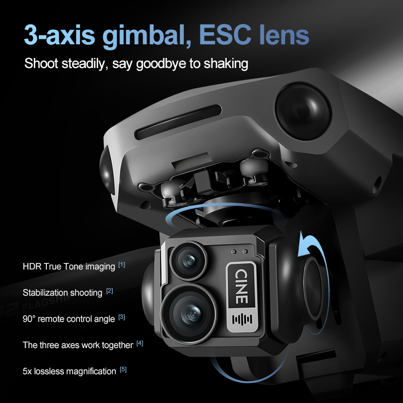 Drone RC con Gimbal a 3 Assi 8 - Drone Controller Screen recensione e prezzo