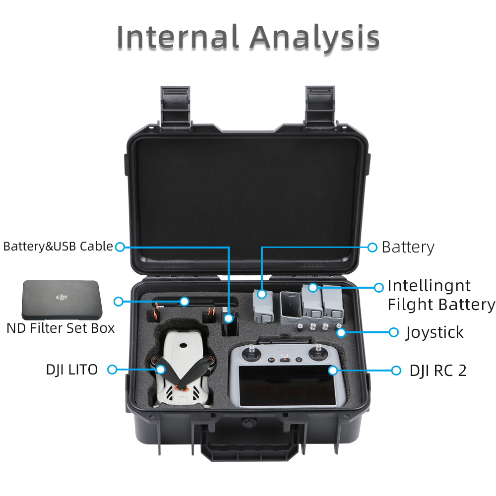 Custodia rigida portatile per  - Drone Hard Shell Case recensione e prezzo